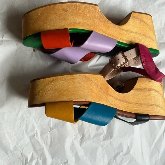 Charlotte Stone Multicolor Strappy Sandals - Picture 7 of 7